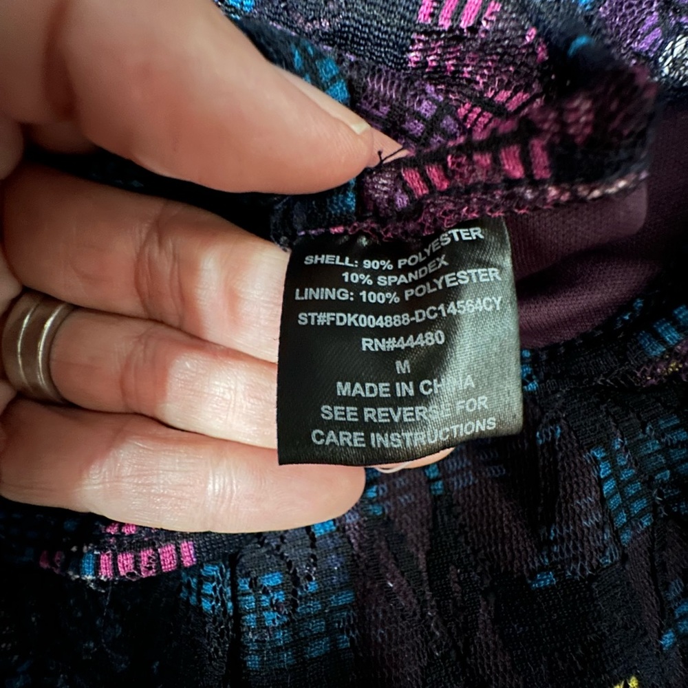 VINTAGE 90s Y2K Digital Print Stretch Mesh Maxi Dress With Strappy Back - Picture 10 of 11